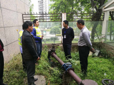 營銷部：水費賬務組、查漏組排查大用戶表后管網(wǎng)隱患服務