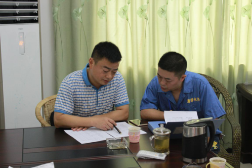 集團(tuán)公司黨委書記郭彬一行到二水廠調(diào)研