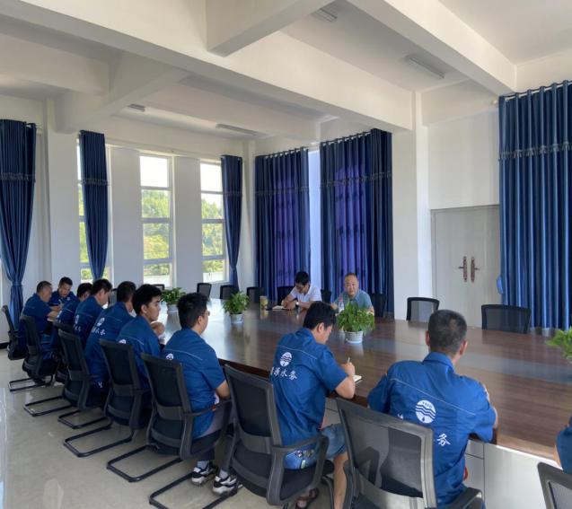 集團公司黨委委員、副總經(jīng)理劉林到五水廠檢查安全工作