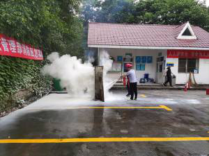 污水泵站管理部開(kāi)展電氣火災(zāi)消防應(yīng)急演練