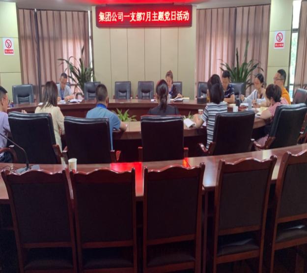 公司一支部組織開展“讀書交流會” 主題黨日活動