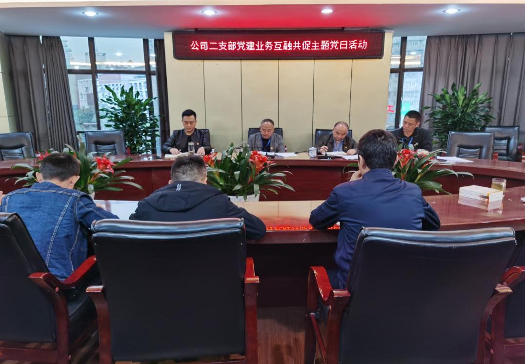 集團(tuán)公司二支部召開十月黨員大會暨黨建業(yè)務(wù)互融共促主題黨日活動(dòng)