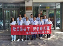 共產(chǎn)黨員服務大隊支部開展 “黨員帶頭干·勞動最光榮”主題黨日活動