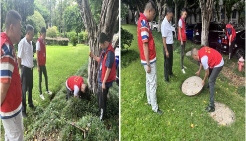 共產(chǎn)黨員服務(wù)大隊中心城區(qū)分隊走進市委大院 開展供水隱患排查工作